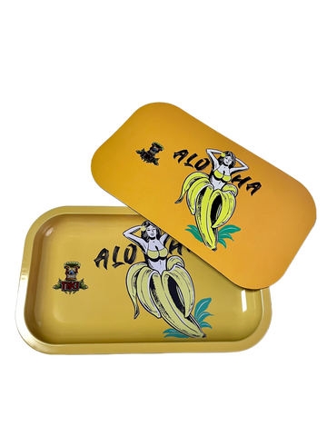 Tiki Rolling Tray Aloha