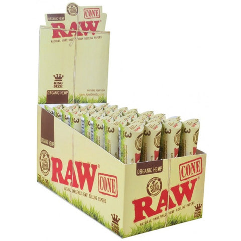 Raw Organic Cones - King Size